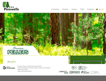 Tablet Screenshot of pinewells.com